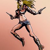 Mi Proyecto del curso: Diseño de personajes femeninos para cómics. Comic project by Luis Gradin - 04.19.2020