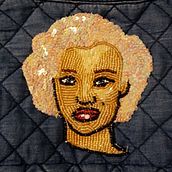 Meu projeto do curso: Retratos bordados com pedrarias. Embroider project by leticia.gouveia554 - 04.15.2020