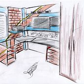 Meu projeto do curso: Iniciação ao design de interiores. Commercial Photograph, Creativit, Pencil Drawing & Interior Design project by ernandoefs - 04.19.2020