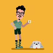 vMi Proyecto del curso: Animación y diseño de personajes en After Effects. Un proyecto de Animación 2D y Animación de personajes de beagv94 - 16.04.2020