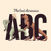 The Lost Dinosaur Alphabet. Un proyecto de Diseño de carteles, Diseño gráfico, Ilustración tradicional, Ilustración digital e Ilustración infantil de Pablo Fernández Tejón - 16.04.2020