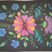 Mi Proyecto del curso: Introducción a la ilustración floral con acrílico. Traditional illustration, Botanical Illustration, Acr, and lic Painting project by olivia_sebart - 04.16.2020