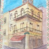 My project in Architectural Sketching with Watercolor and Ink course. Watercolor Painting project by beccavr16 - 04.16.2020