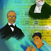 Dom Pedro II = Eduard Huet + Paulo Bulhões ( Instituto Nacional Educação dos surdos -2019 ). Un proyecto de Dibujo artístico, Dibujo de Retrato, Dibujo digital e Ilustración tradicional de Fabio Gonçalves Coutinho - 16.04.2020