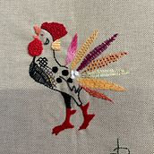 Mi Proyecto del curso: Técnicas de bordado: ilustrando con hilo y aguja. Un projet de Broderie , et Couture de Roselina Hernandez Ferrandiz - 17.04.2020