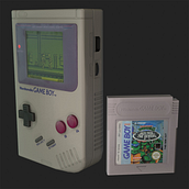 Game Boy. Modelagem 3D, e Videogames projeto de Alex Bellato - 17.04.2020