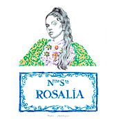Rosalía El Rapto. Een project van  Tekening,  Artistieke tekening,  Portrettekening, Digitale tekening, Posterontwerp, Traditionele illustratie, Digitale illustratie, Schilderij y Aquarelschilderen van Fran Sabariego - 06.09.2019