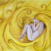 Rapunzel, illustrated by Andrea Campbell. Un progetto di Illustrazione infantile di andzcampbell - 17.04.2020