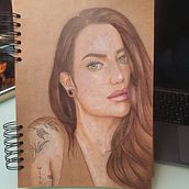 My project in Illustration with Pastel and Coloured Pencils course. Traditional illustration, and Portrait Drawing project by Jade Petkov - 04.17.2020