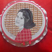 Mi Proyecto del curso: Creación de retratos bordados. Bordado projeto de Marlene Ortega Sanguinetti - 17.04.2020