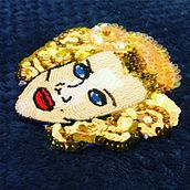 Mi Proyecto del curso: Retratos bordados en pedrería. Embroider project by mafei40 - 04.18.2020