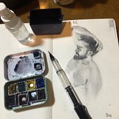 Comparto uno de hace unos meses . Portrait Drawing project by Moira - 03.18.2020
