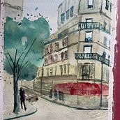 Mi Proyecto del curso: Paisajes urbanos en acuarela . % iao_gora tarafından hazırlanan Sulubo, Ve a Resim projesi - 04.19.2020