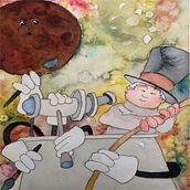 My final project in Modern Watercolor Techniques course. Un progetto di Disegno artistico di Ralph Warnick - 19.04.2020