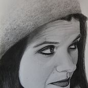 RETRATO VERONICA. Un proyecto de Dibujo realista de David Fernandez Rodriguez - 19.04.2020
