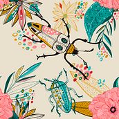 Mi Proyecto del curso: Creación de marca basada en tus propios estampados Ein Projekt aus dem Bereich Traditionelle Illustration, Musterdesign, Br, ing und Identität, Grafikdesign, Modedesign und Botanische Illustration von Berta Artigal - 27.04.2020