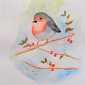 Mi Proyecto del curso: Técnicas experimentales de acuarela para principiantes . Traditional illustration, and Watercolor Painting project by Rodrigo Valderrama - 05.07.2020
