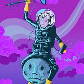 Universal Traveller. Character Design, Traditional illustration, and Digital Illustration project by Babakid - 04.19.2020