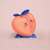 Giant Peach. Digital Illustration project by giuliaprina96 - 04.19.2020