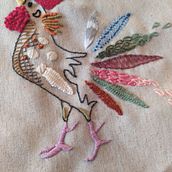 Mi Proyecto del curso: Técnicas de bordado: ilustrando con hilo y aguja. Embroider project by pilar_bravo_morena - 04.19.2020