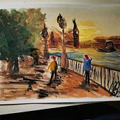 Mi Proyecto del curso: Paisajes urbanos en acuarela. Education project by Maricella Baccelliere - 04.20.2020