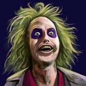 Beetlejuice. Ilustração tradicional projeto de Nacho Garcia Benavente - 20.04.2020