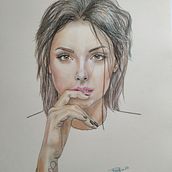 Ilustración  con pastel y lápices de colores . % Paco Ruiz tarafından hazırlanan Geleneksel illüstras, Ve on projesi - 04.20.2020