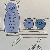 We are owls. Traditional illustration project by Cristina Dominguez / Madame Sunday - 04.20.2020