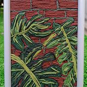 Mi Proyecto del curso: Plantas con fondo de ladrillos. Creativit project by dochoagar - 04.27.2020