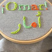 Mi Proyecto del curso: Letras bordadas: el hilo como herramienta gráfica. Embroider, and Lettering project by mar.lloveras - 04.20.2020