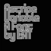 Astripe Variable. Een project van T, pografisch ontwerp, Motion Graphics, T y pografie van Eduardo Aire Torres - 20.04.2020