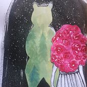 Red Rose and Snow White - an illustrated tale . Traditional illustration project by josie - 04.21.2020