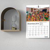CALENDARIO NOWE. Un proyecto de Diseño editorial y Diseño gráfico de María Gómez Tenrero - 21.04.2020
