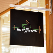 BE COFFEE GYM. Un proyecto de Diseño de logotipos de María Gómez Tenrero - 21.04.2020