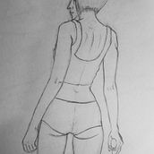 Cuerpos humanos . Un projet de Esquisse , Dessin au cra, on , et Dessin artistique de Nika Kishtanova - 20.04.2020