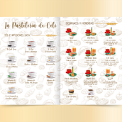 CARTA PASTELERÍA. Un proyecto de Diseño de logotipos y Diseño editorial de María Gómez Tenrero - 21.04.2020