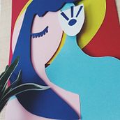 Mi Proyecto del curso: Papercut: ilustrando con capas de papel. Interior Architecture project by Ro Chyo - 04.21.2020