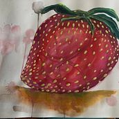 Fat Berry. Watercolor Painting project by Erin Harrison - 04.21.2020