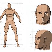 Proporción Superheróica: cuerpo y cabeza. Comic project by Norberto Hernández - 04.21.2020