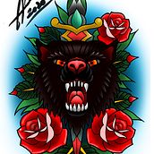 Mi Proyecto del curso: Cómo diseñar un tatuaje. Un projet de Conception de tatouage de Adrián Gutierrez Aguerri - 21.04.2020