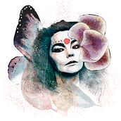 Proyecto del curso: Retrato ilustrado con Photoshop (Björk). Un projet de  de Diamar Artes - 21.04.2020