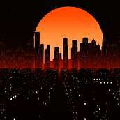 Retro City 80's Style. 3D, 3D Animation, Animation, and 3D Design project by Mayank Kapoor - 04.21.2020