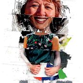 a small collage, created by my daughter Ida. Photographic Composition project by A. E. - 04.21.2020