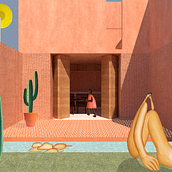 Projeto Gráfico  + Tarsila do Amaral . Digital Architecture, Fine Arts, and Architectural Illustration project by i218079 - 04.22.2020