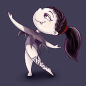 Fábrica de personajes ilustrados/ Vampiros bailarinas. Character Design, Traditional illustration, and Digital Illustration project by Belu Rodriguez Peña - 04.22.2020
