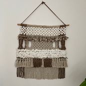 My project in Introduction to Macramé: Creation of a Decorative Tapestry course . Macramé proyek oleh clairem_82 - 04.12.2020