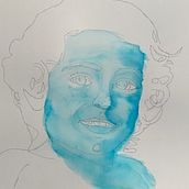 Mi Proyecto del curso: Retrato ilustrado en acuarela. Un projet de Beaux Arts de manikorki - 22.04.2020