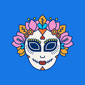 Día de los Muertos. Design, Digital Illustration, and Vector Illustration project by Ido Shtral - 04.22.2020