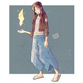 Liz Sherman. Traditional illustration project by KIKE J. DÍAZ - 04.22.2020