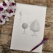 Mi Proyecto del curso: Dibujo para principiantes nivel -1. Sketching project by Noelia Flores Balufo - 04.22.2020